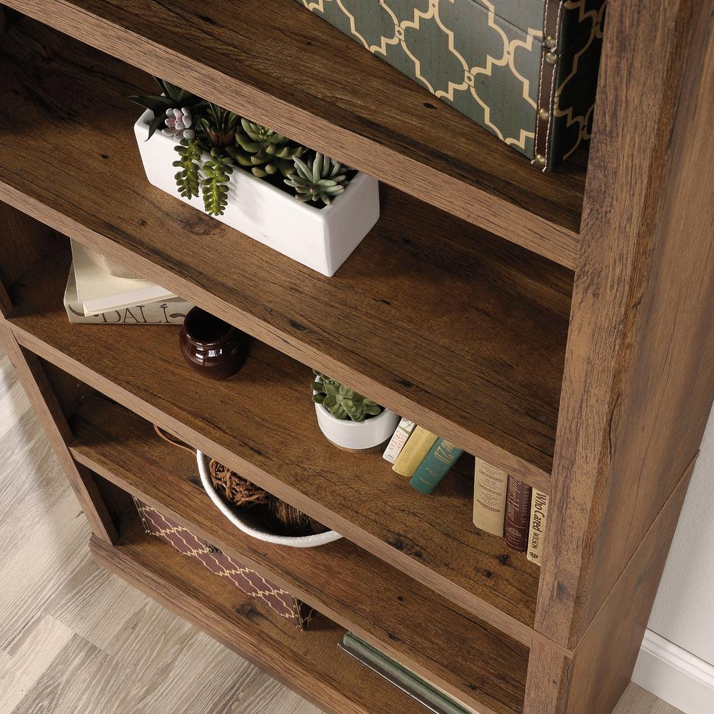 Miscellaneous Storage Bookcase, Vintage Oak finish