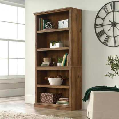 Miscellaneous Storage Bookcase, Vintage Oak finish