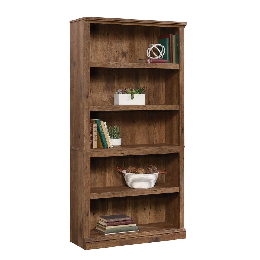 Miscellaneous Storage Bookcase, Vintage Oak finish