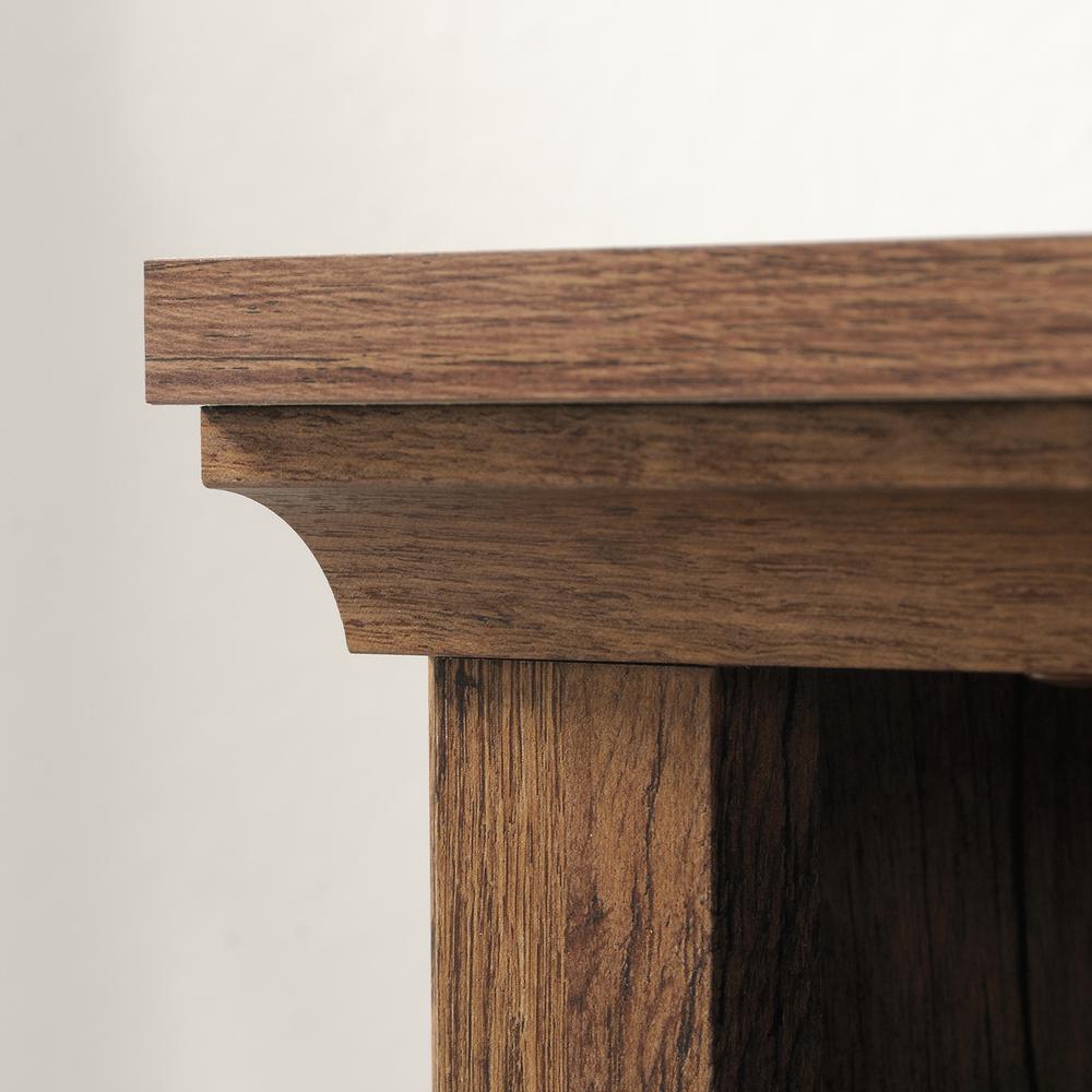 Miscellaneous Storage Bookcase, Vintage Oak finish