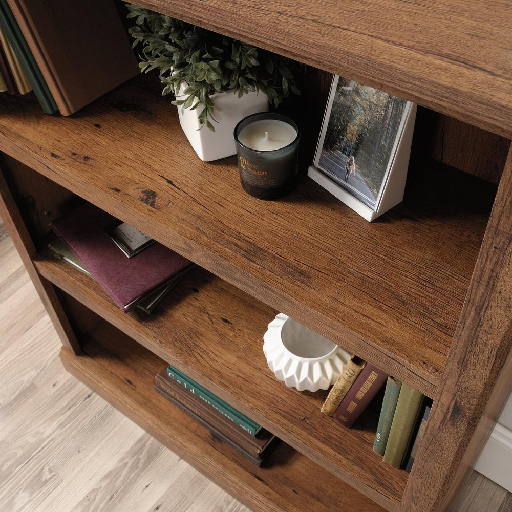 Miscellaneous Storage Bookcase, Vintage Oak finish