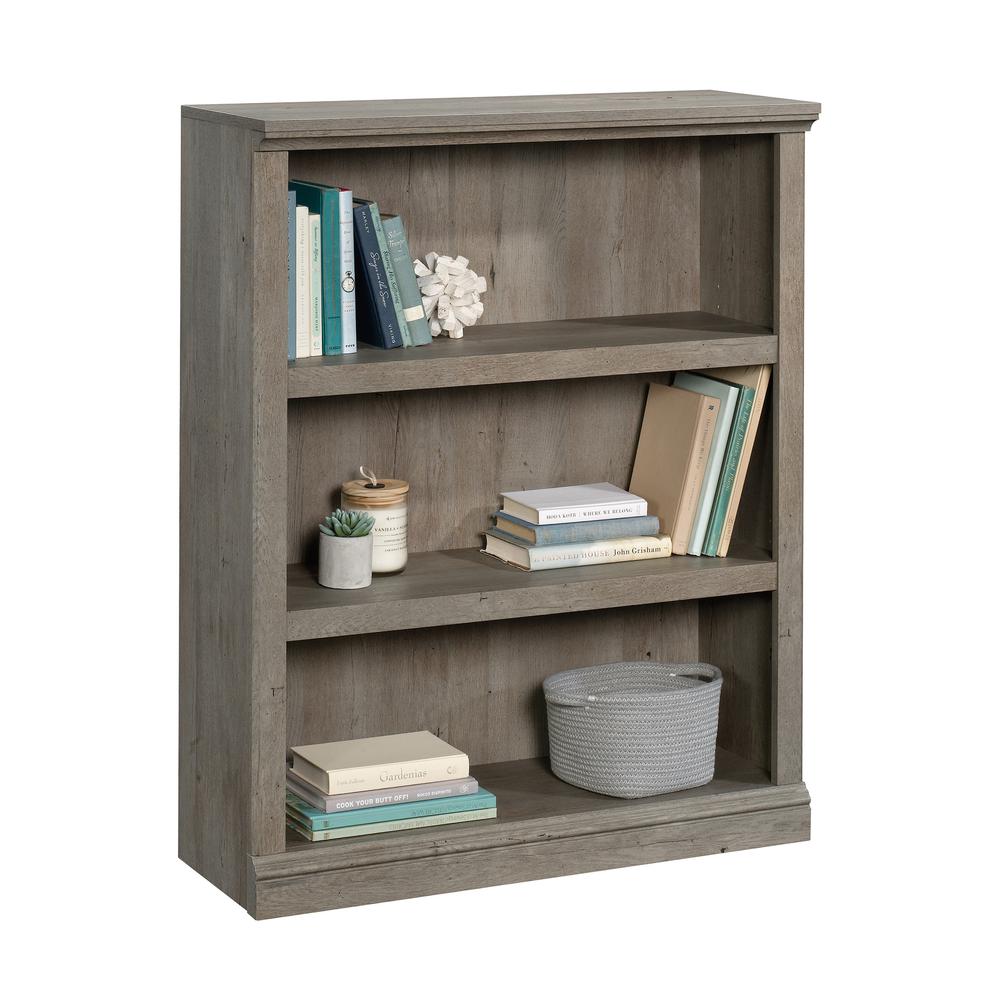 Miscellaneous Storage Bookcase, Mystic Oak finish