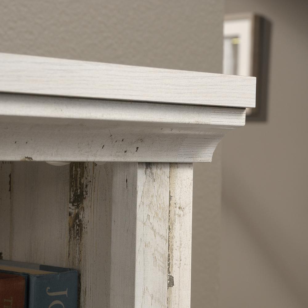 Miscellaneous Storage Bookcase, White Plank finish