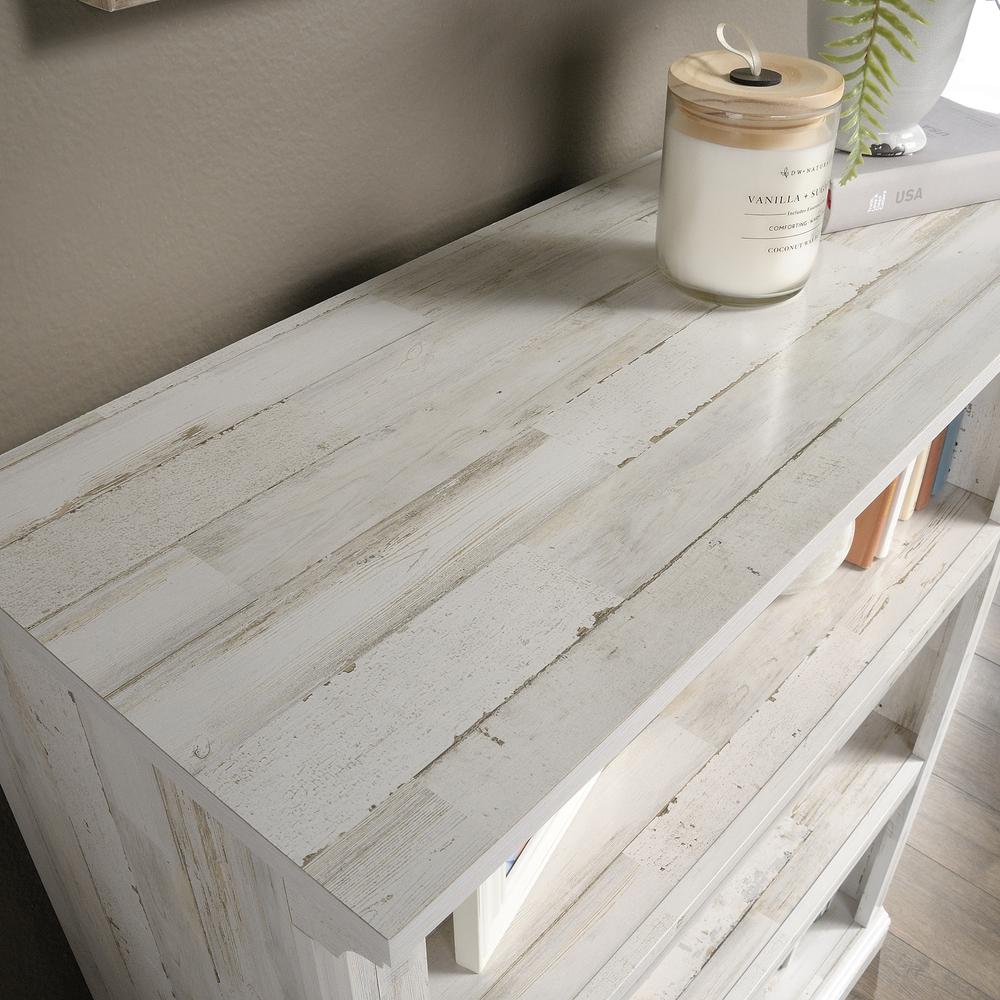Miscellaneous Storage Bookcase, White Plank finish