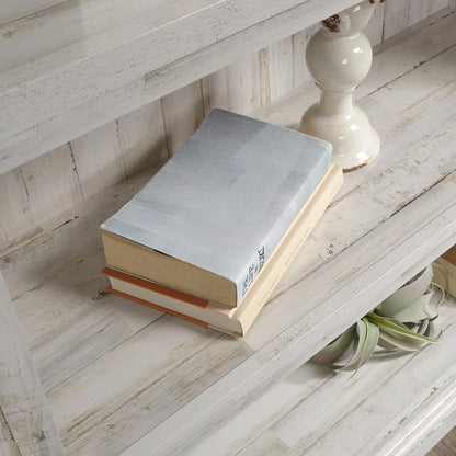 Miscellaneous Storage Bookcase, White Plank finish