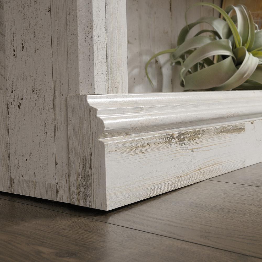 Miscellaneous Storage Bookcase, White Plank finish