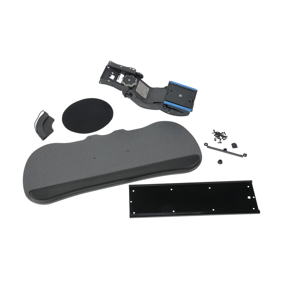 Affirm Commercial Office Desk Component, Black finish