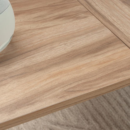 Bergen Circle Desk Component, Kiln Acacia finish