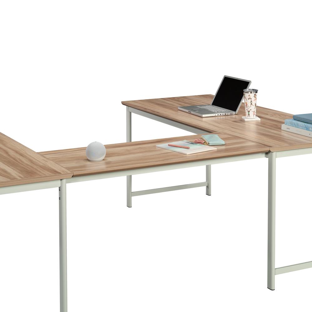 Bergen Circle Desk Component, Kiln Acacia finish