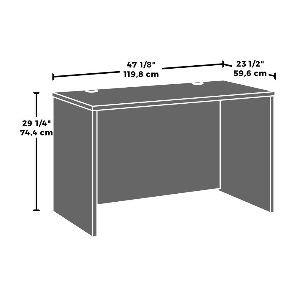 Affirm Desk Return, Classic Cherry finish