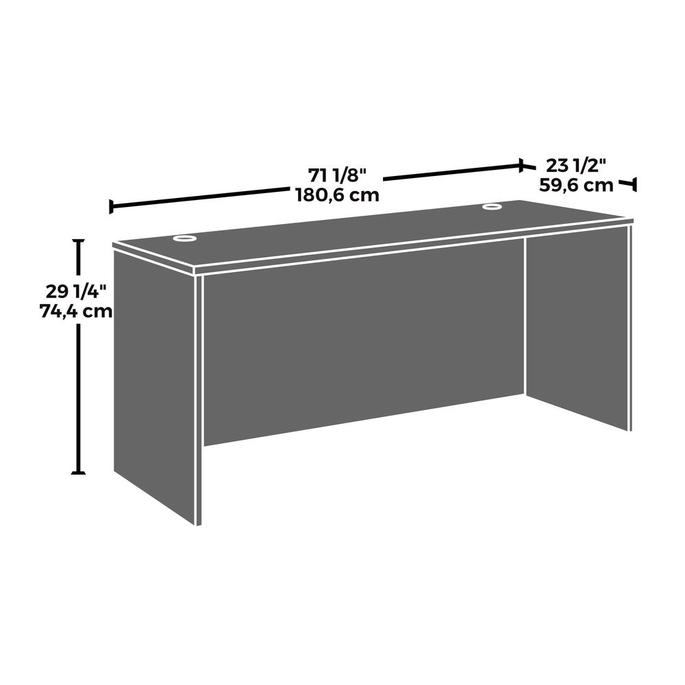 Affirm Commercial Office Desk, Hudson Elm finish