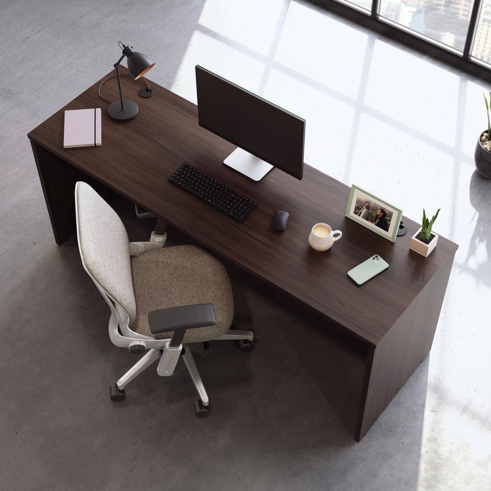 Affirm Commercial Office Desk, Noble Elm finish