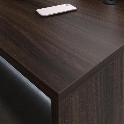 Affirm Commercial Office Desk, Noble Elm finish