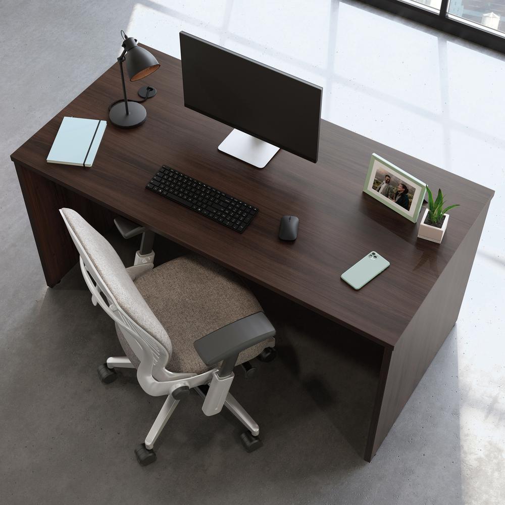 Affirm Commercial Office Desk, Noble Elm finish