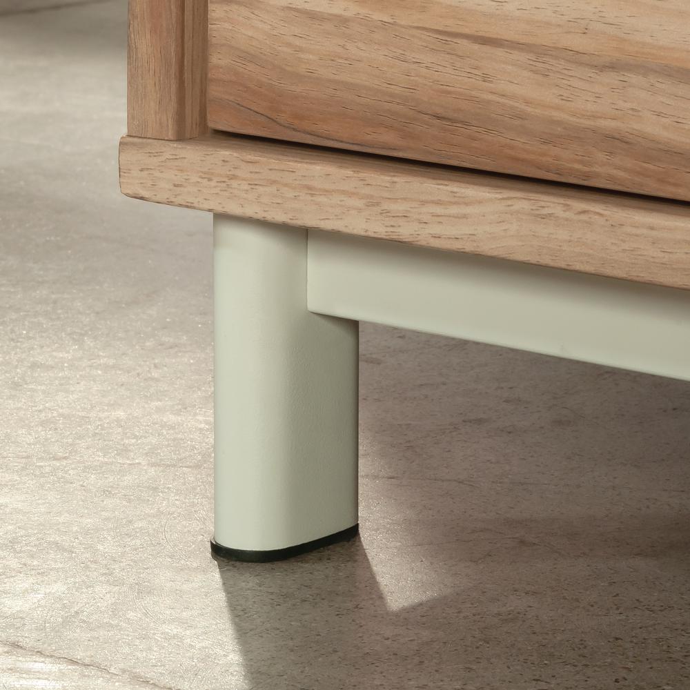 Bergen Circle File Cabinet, Kiln Acacia finish