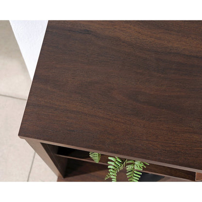 Palo Alto Commercial Office Hutch, Spiced Mahogany finish
