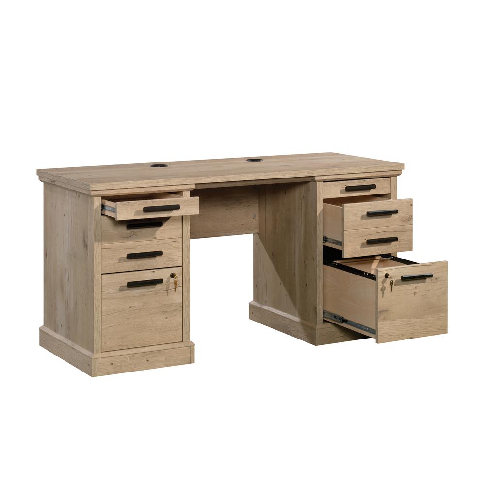 Mason Peak Commercial Office Credenza, Prime Oak finish