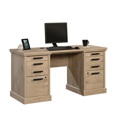 Mason Peak Commercial Office Credenza, Prime Oak finish