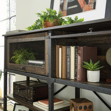 Foundry Road Commercial Office Hutch, Carbon Oak finish