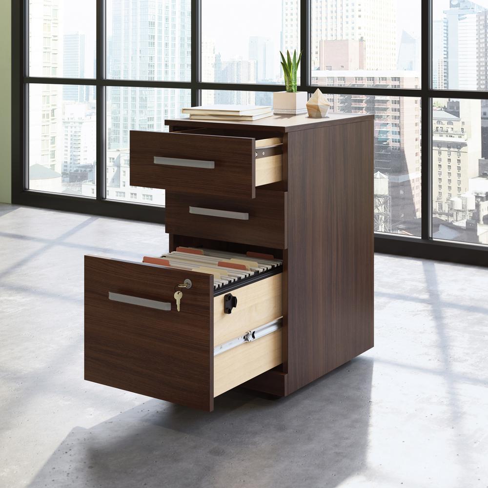 Affirm Commercial Office File Cabinet, Noble Elm finish