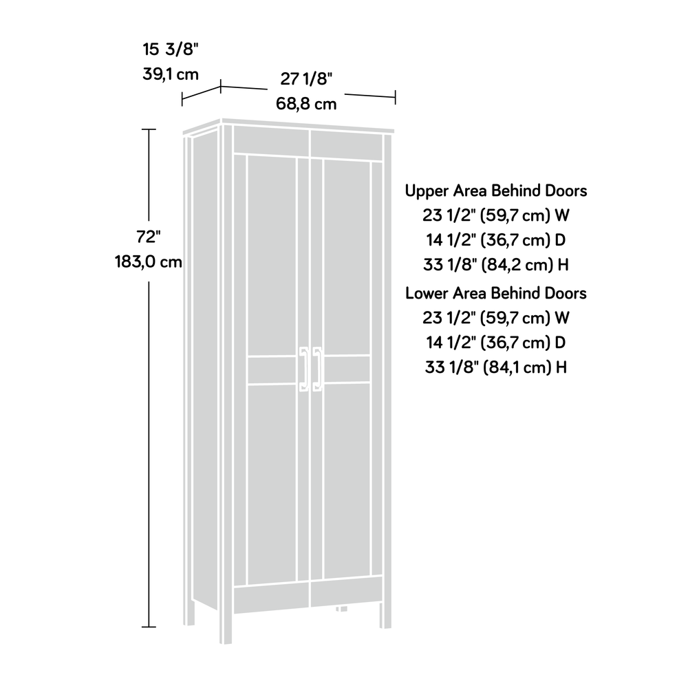 Miscellaneous Storage Storage Cabinet, Rural Pine finish