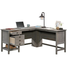 Cottage Road L Desk, Mystic Oak finish