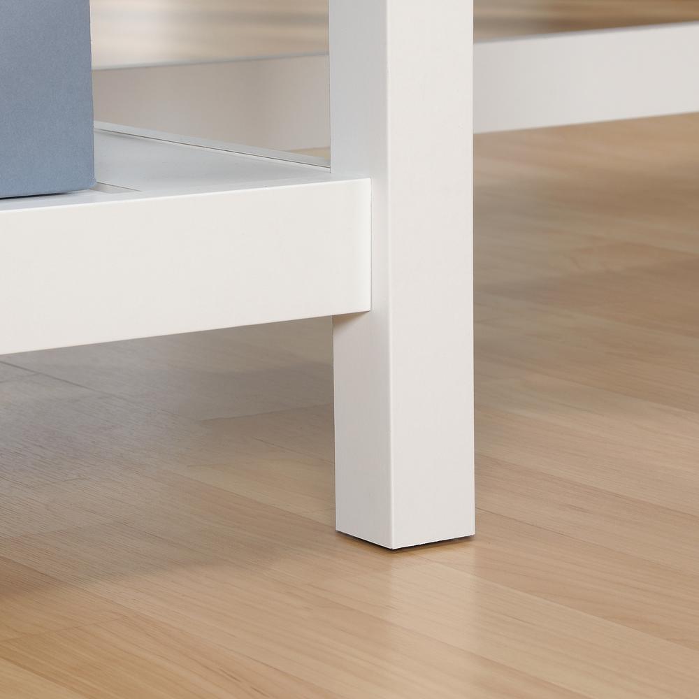 Cottage Road L Desk, Soft White finish