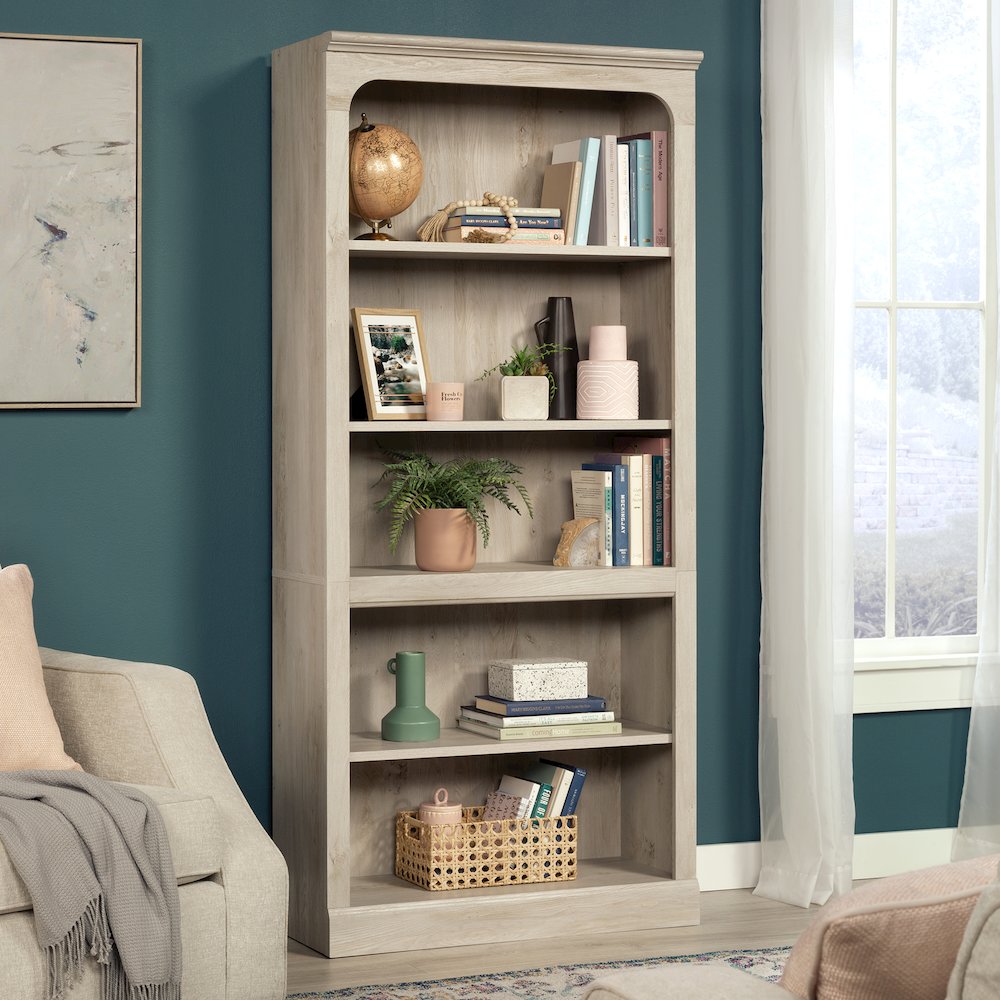 Miscellaneous Storage Bookcase, Chalked Chestnut finish