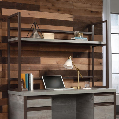 Manhattan Gate Commercial Office Hutch, Mystic Oak finish