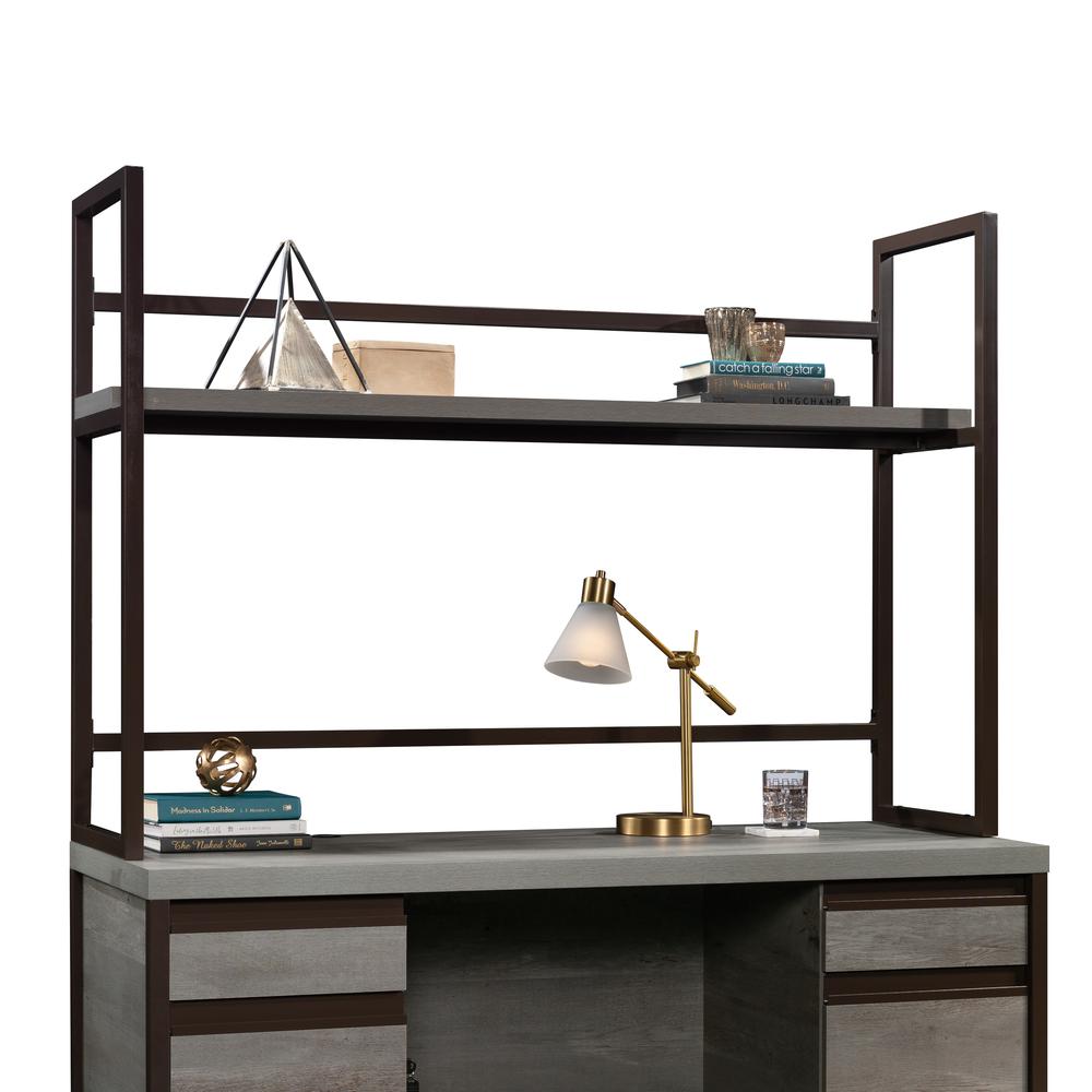 Manhattan Gate Commercial Office Hutch, Mystic Oak finish