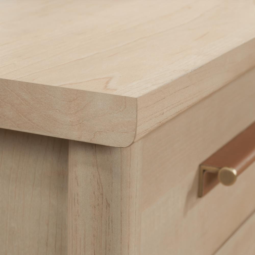 Whitaker Point Commercial Office L Desk, Natural Maple finish
