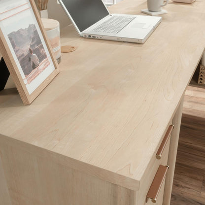 Whitaker Point Commercial Office L Desk, Natural Maple finish