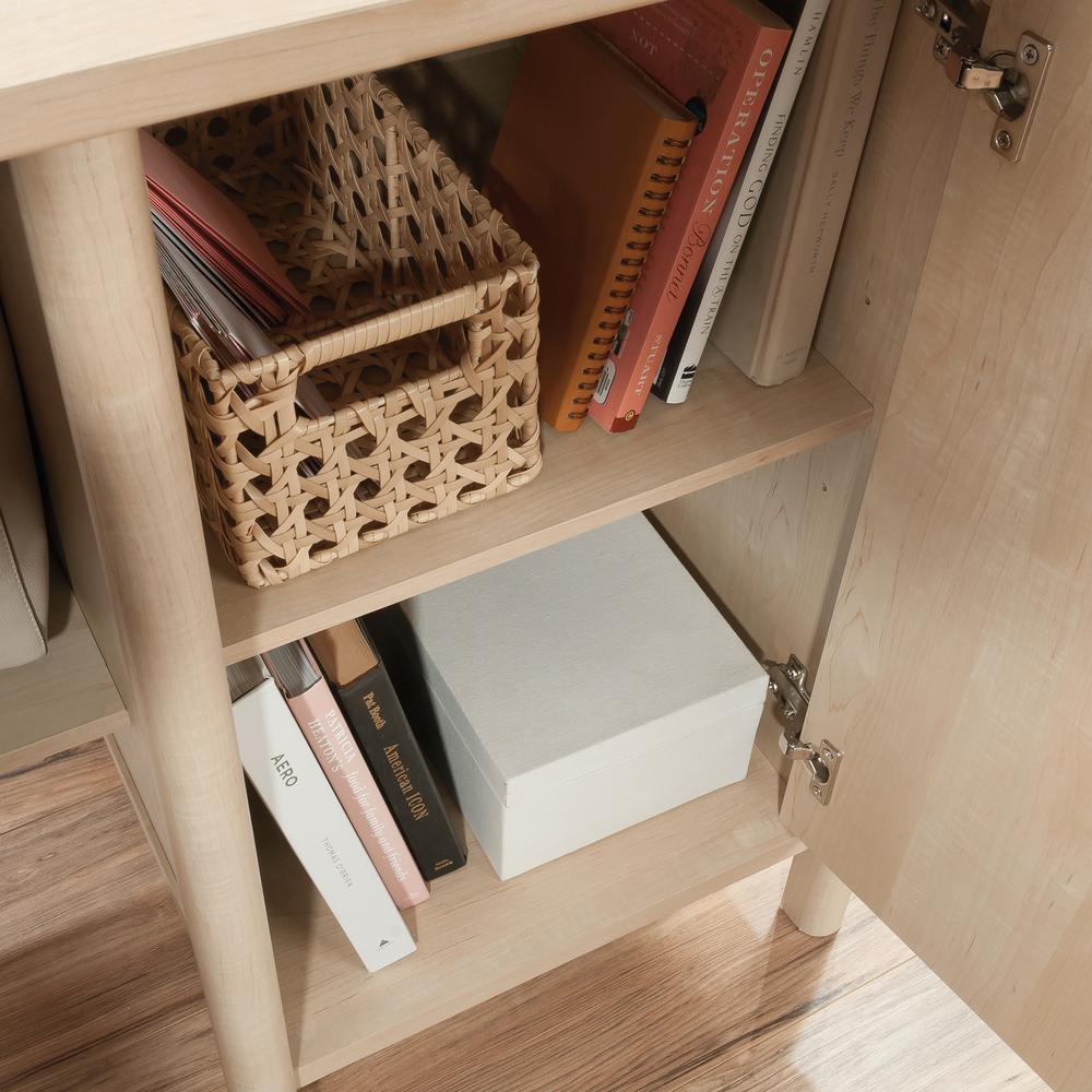 Whitaker Point Commercial Office L Desk, Natural Maple finish