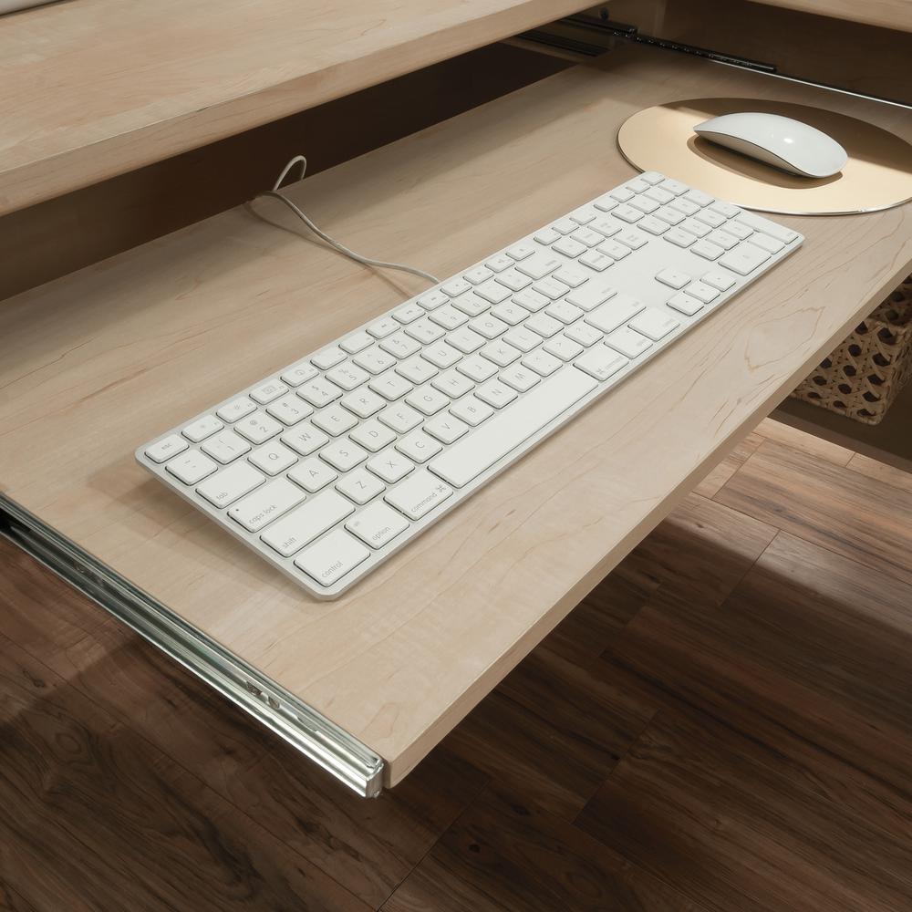 Whitaker Point Commercial Office L Desk, Natural Maple finish