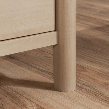Whitaker Point Commercial Office L Desk, Natural Maple finish