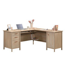 Whitaker Point Commercial Office L Desk, Natural Maple finish