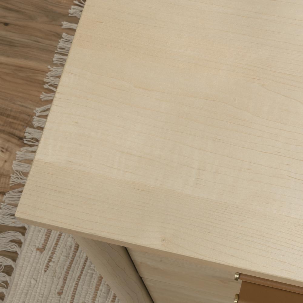 Whitaker Point Commercial Office Executive Desk, Natural Maple finish