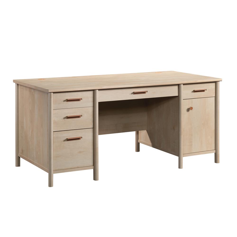 Whitaker Point Commercial Office Executive Desk, Natural Maple finish