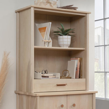 Whitaker Point Commercial Office Hutch, Natural Maple finish