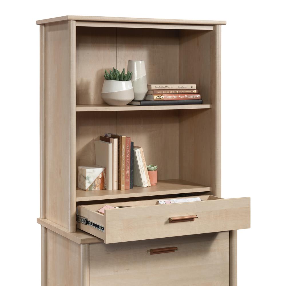 Whitaker Point Commercial Office Hutch, Natural Maple finish