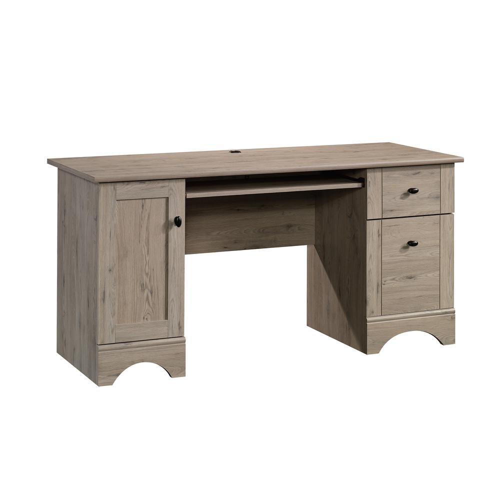Miscellaneous Office Computer Desk, Laurel Oak finish