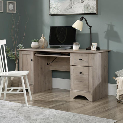 Miscellaneous Office Computer Desk, Laurel Oak finish