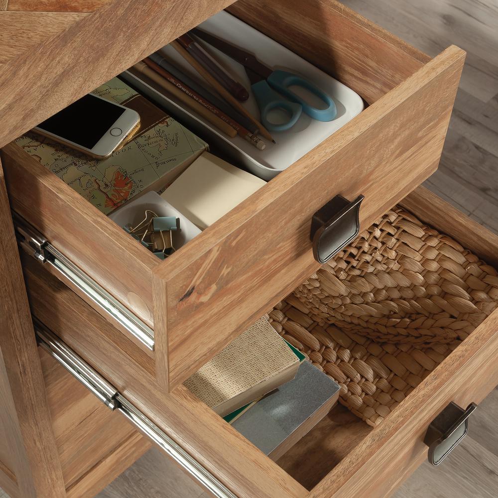 Cannery Bridge Commercial Office L Desk, Sindoori Mango finish