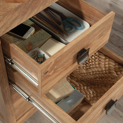 Cannery Bridge Commercial Office L Desk, Sindoori Mango finish