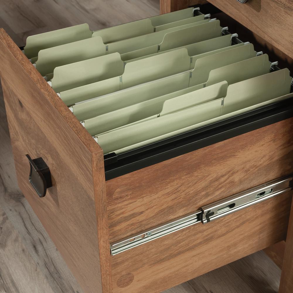 Cannery Bridge Commercial Office L Desk, Sindoori Mango finish