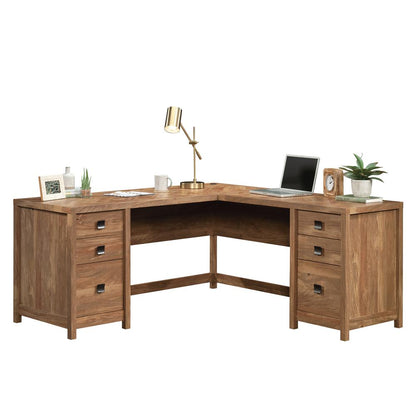 Cannery Bridge Commercial Office L Desk, Sindoori Mango finish