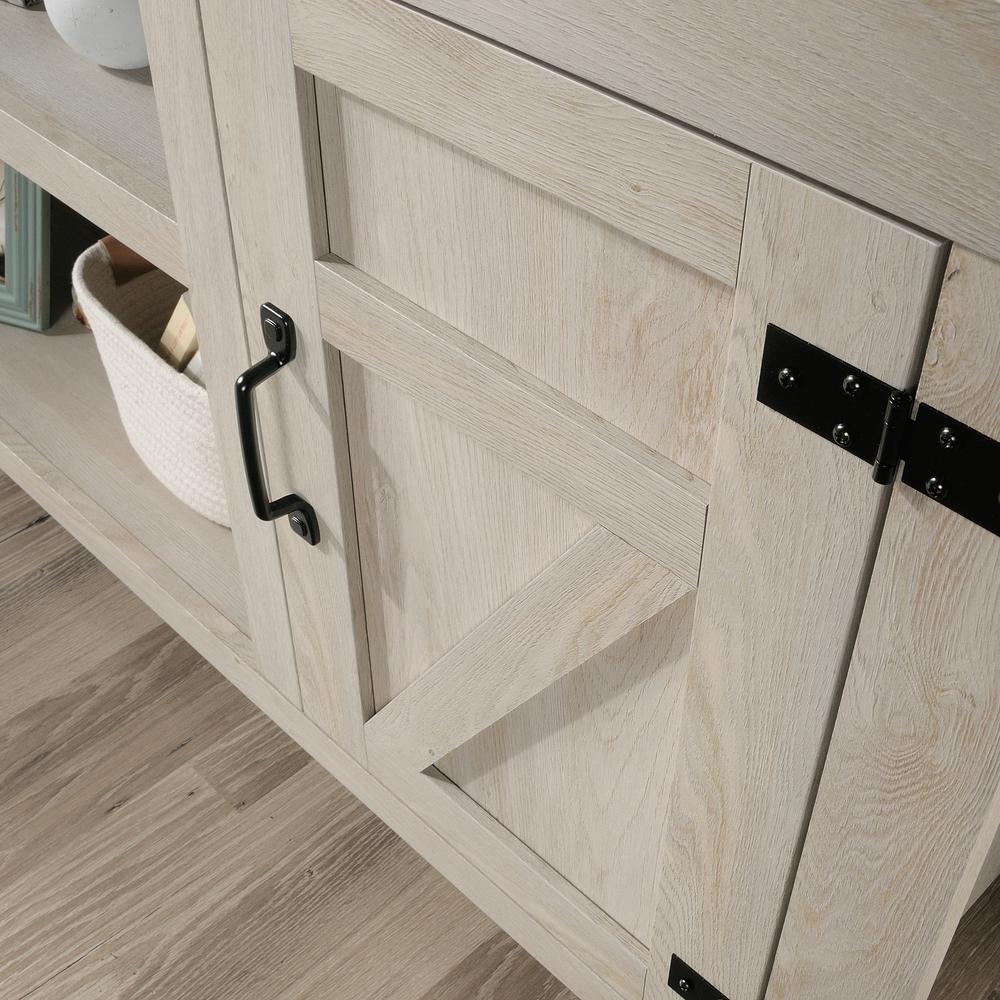 Misc Entertainment Credenza, For TVs up to 70", Chalked Chestnut finish