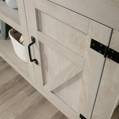 Misc Entertainment Credenza, For TVs up to 70", Chalked Chestnut finish