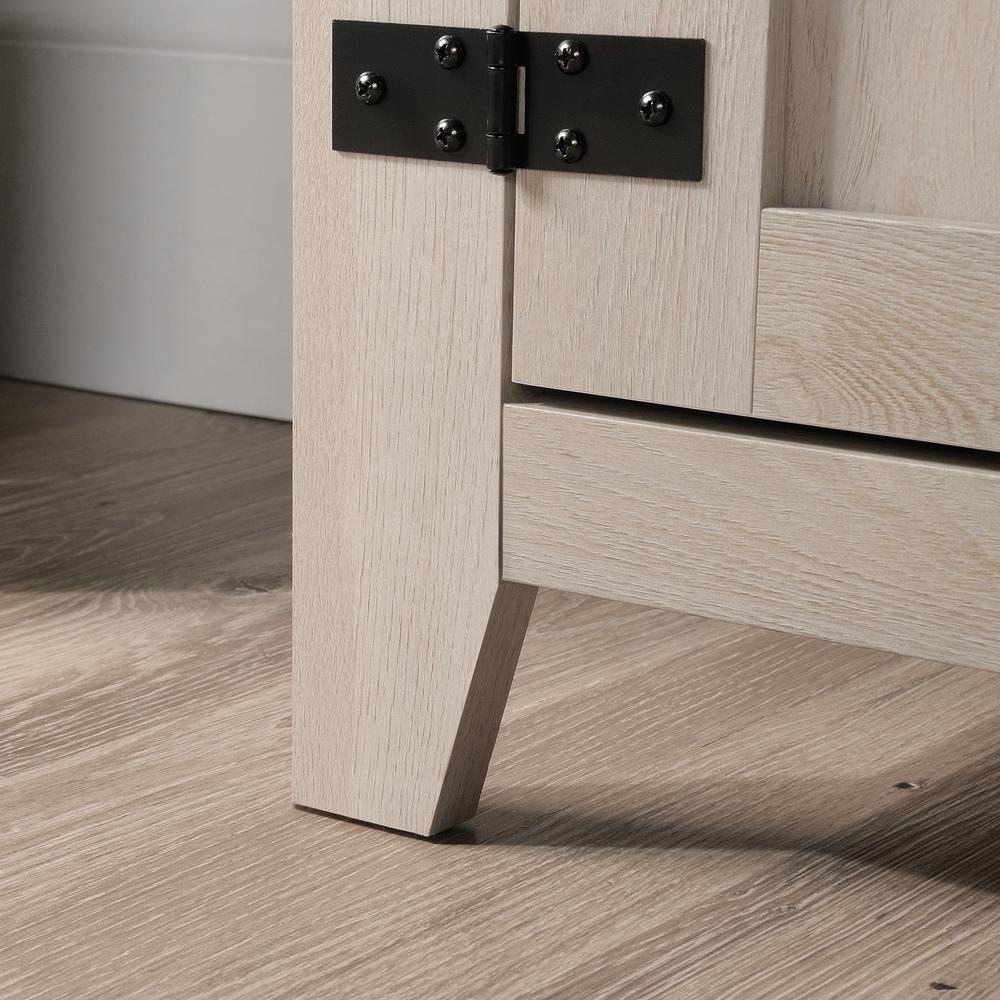 Misc Entertainment Credenza, For TVs up to 70", Chalked Chestnut finish