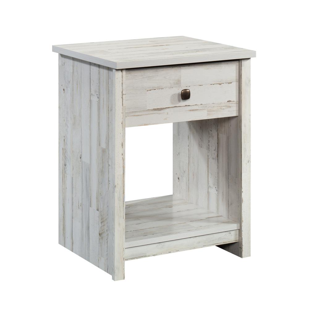 River Ranch Night Stand, White Plank finish